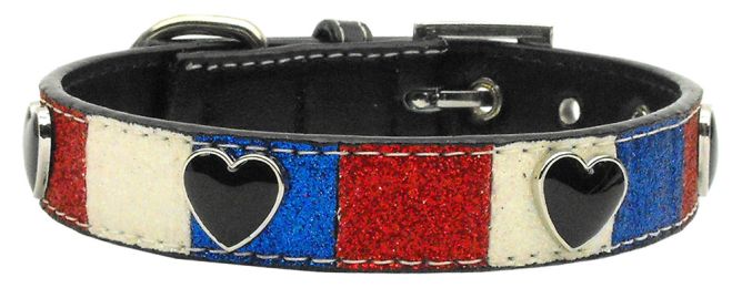 Patriotic Ice Cream Collars Hearts (Size: (M))