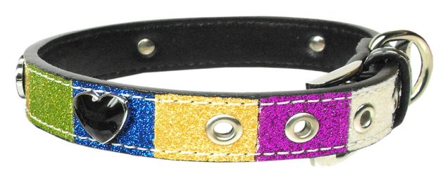 Ice Cream Collars Blue Hearts (Size: (L))